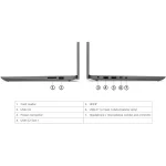 لپ تاپ لنوو مدل IP1 پردازنده CEL N4500 رم ۸GB هارد ۲۵۶GB SSD - تصویر 4
