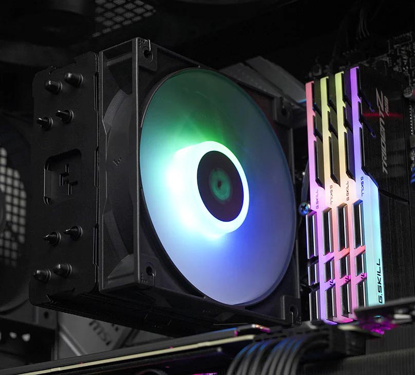 10-1 CPU Cooler DeepCool AG400 ARGB - تصویر 1